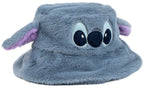 Stitch hoed meisjes – furry bucket hat – blauwe wintermuts met oren jongens – officieel disney