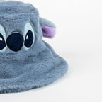 Stitch hoed meisjes – furry bucket hat – blauwe wintermuts met oren jongens – officieel disney