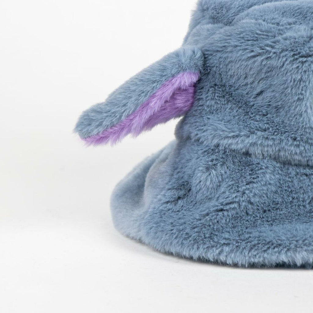 Stitch hoed meisjes – furry bucket hat – blauwe wintermuts met oren jongens – officieel disney
