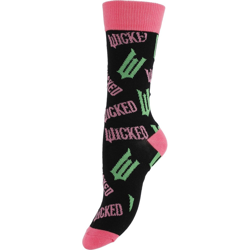 Wicked wicked logo unisex sokken – meerkleurig – one size