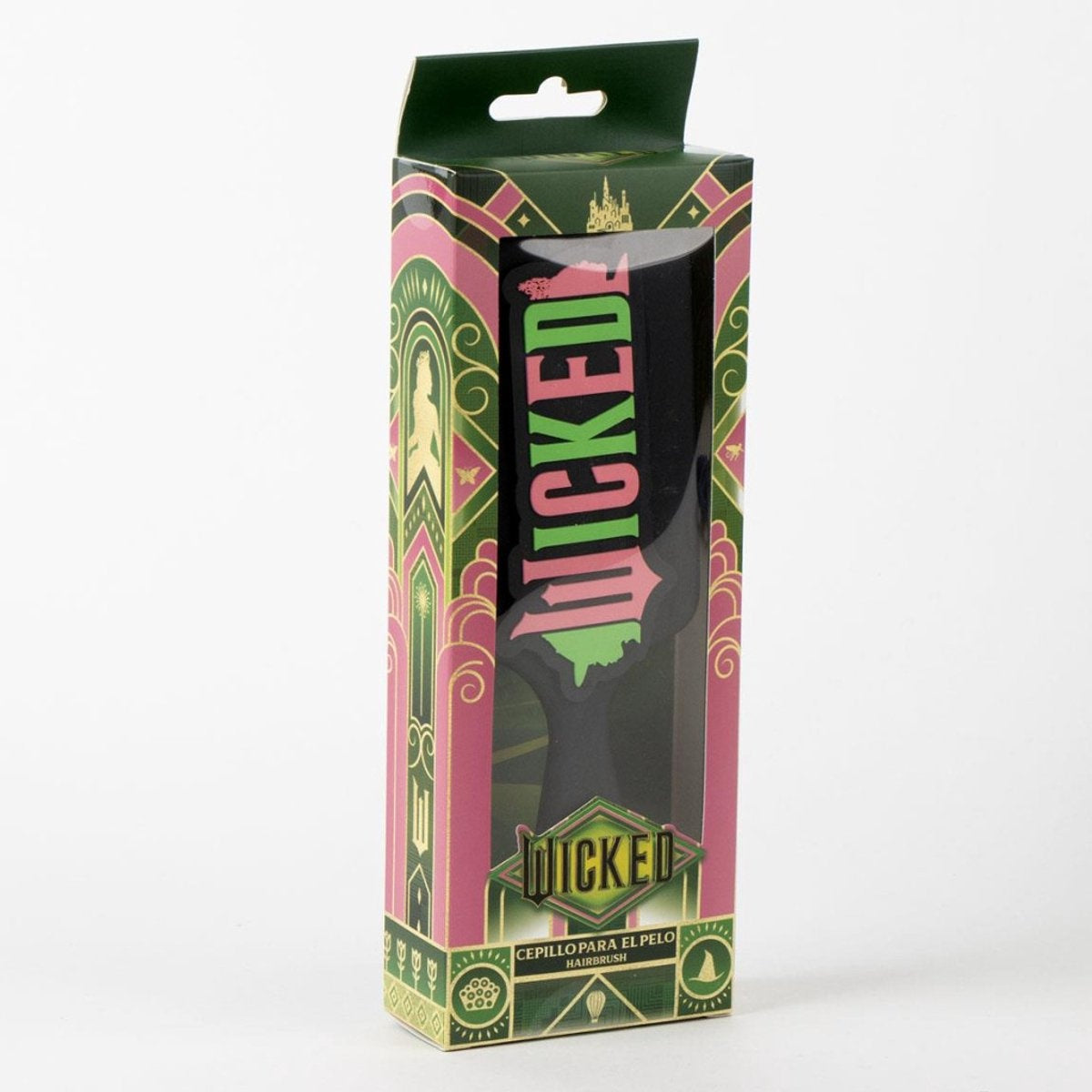 Wicked wicked logo unisex haarborstel – meerkleurig – standard