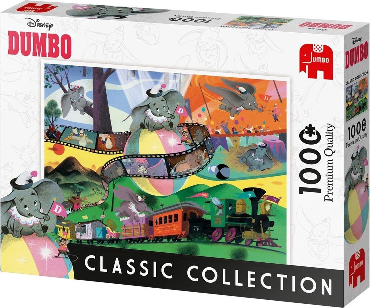 Jumbo puzzel disney classic collection dumbo – legpuzzel – 1000 stukjes