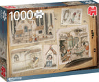 Jumbo premium collection puzzel anton pieck efteling – legpuzzel – 1000 stukjes