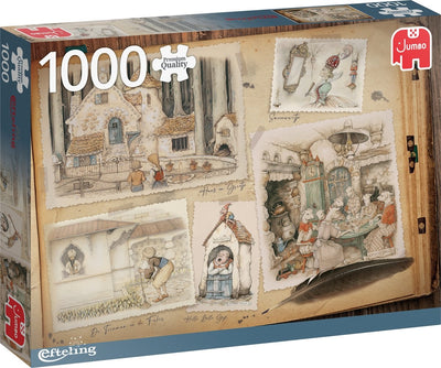 Jumbo premium collection puzzel anton pieck efteling – legpuzzel – 1000 stukjes
