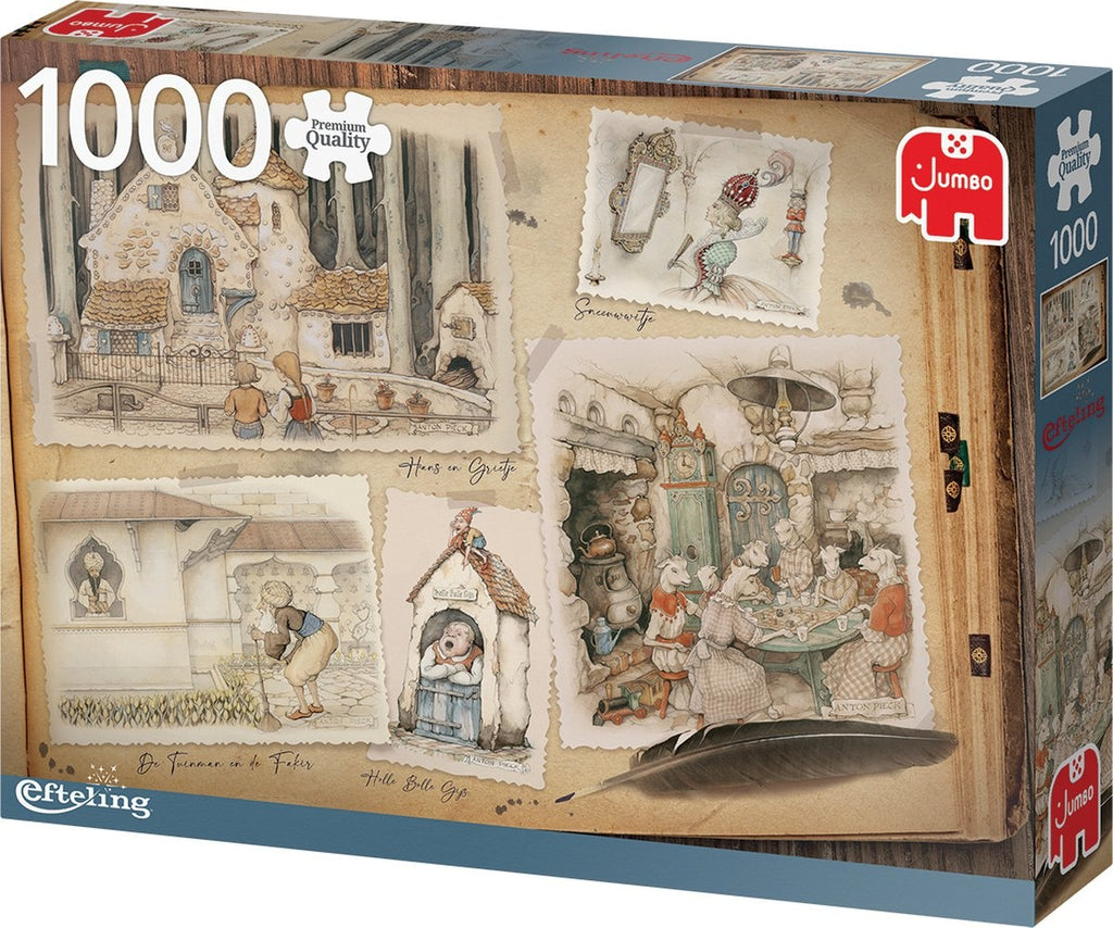 Jumbo premium collection puzzel anton pieck efteling – legpuzzel – 1000 stukjes