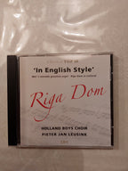 Riga dom – in english style – CD