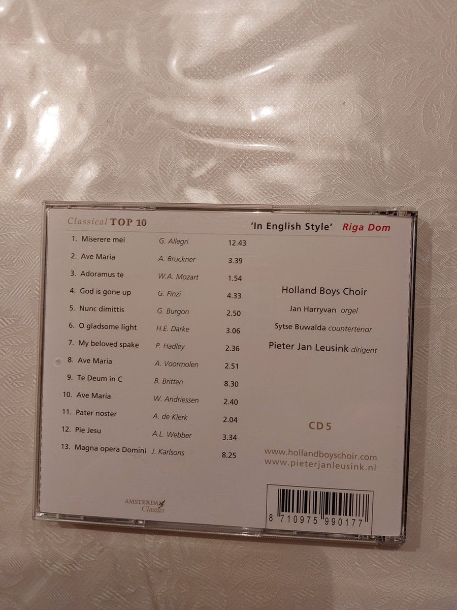 Riga dom – in english style – CD