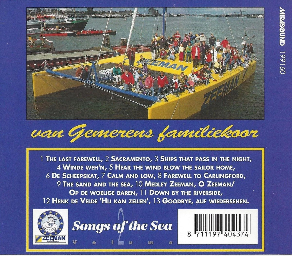Van gemerens familiekoor – songs of the sea vol 2 – CD