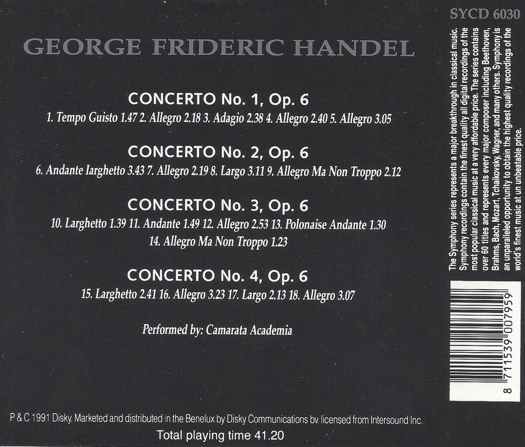 Concerto no.1-4 – CD