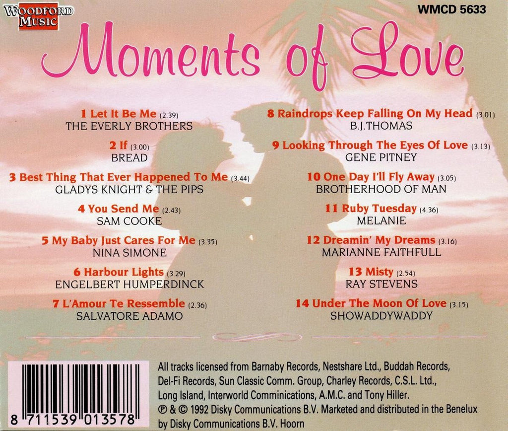 Moments of love – CD