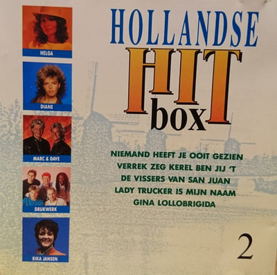 Hollandse hit box deel 2 – helga, lodewijck van avezaath, diane, herman lippinkhof, drukwerk, rika jansen, marc &dave, jan boezeroen, tina trucker, danny boy, john mendels, trio 67