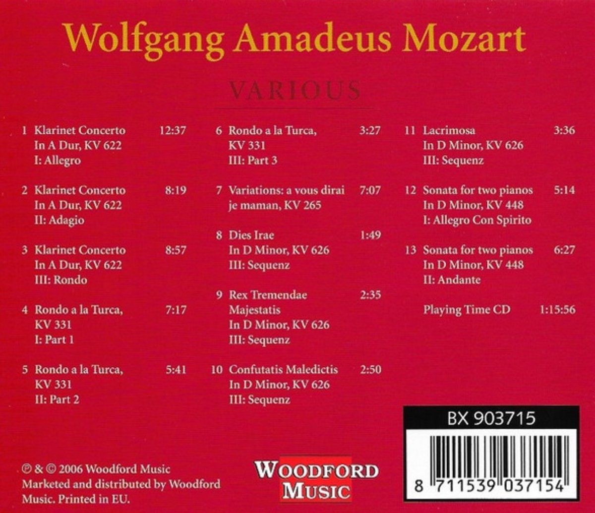 Wolfgang amadeus mozart – pianoconcert – 250 years jubilee edition – 7 – CD