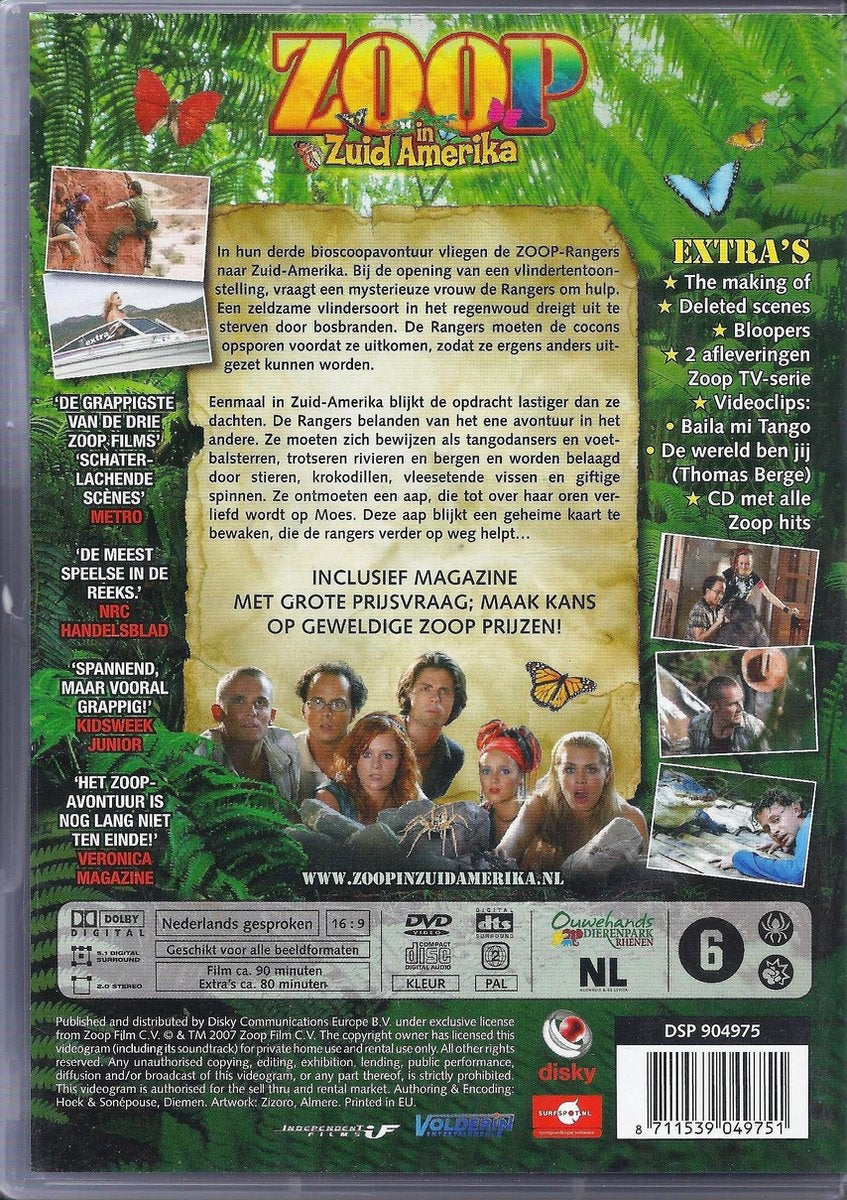 Zoop – zoop in zuid amerika – CD/DVD