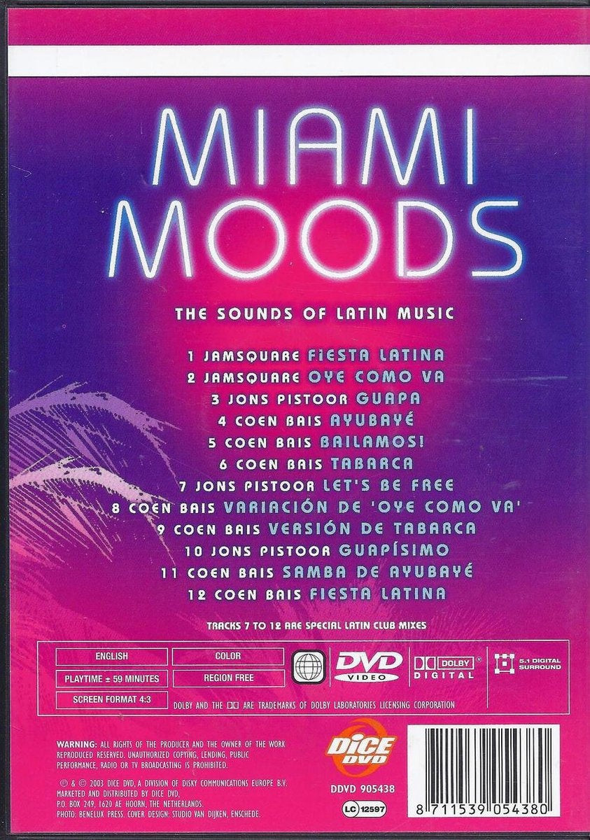 Speelfilm – miami moods – DVD