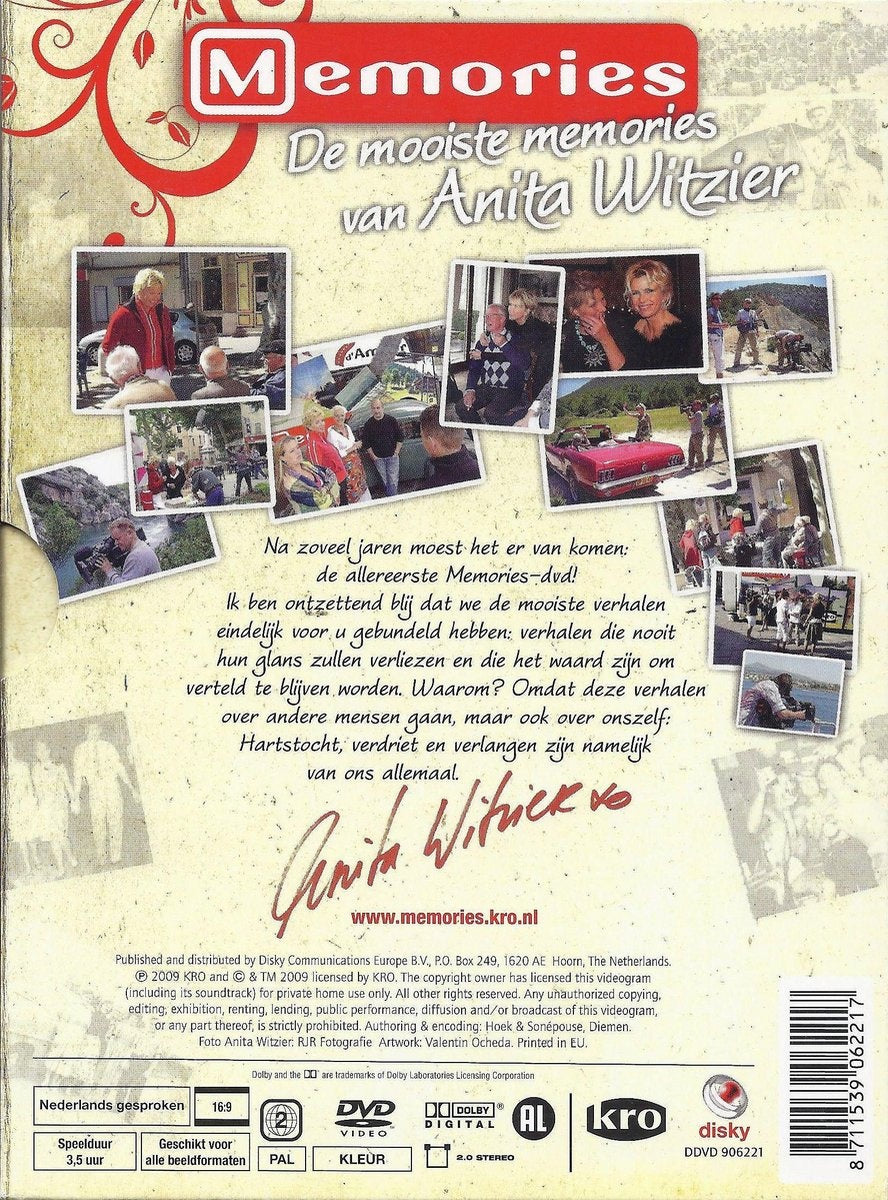 Witzier anita – mooiste memories – DVD