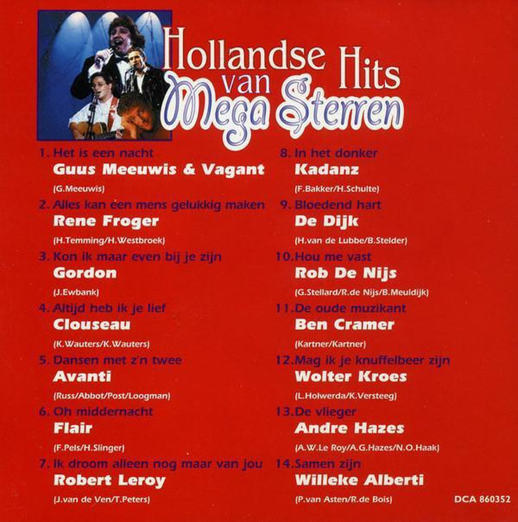 Hollandse hits van mega sterren – CD
