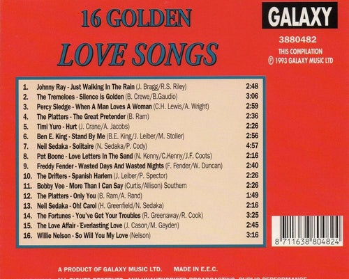 16 golden love songs – CD