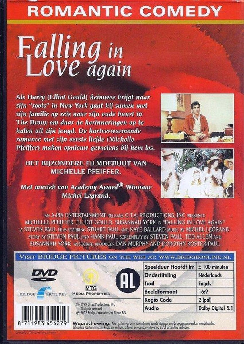 Falling in love again – DVD