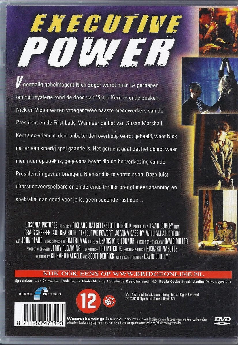 William sheffer – executive power – DVD