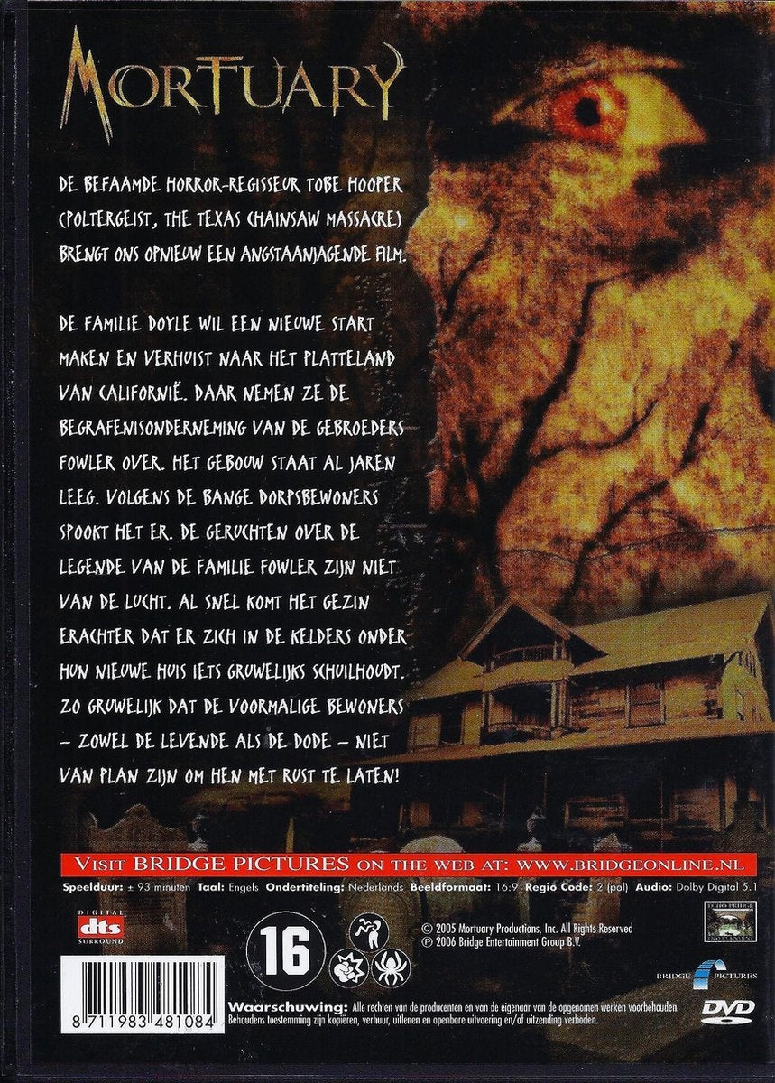 Speelfilm – mortuary – DVD