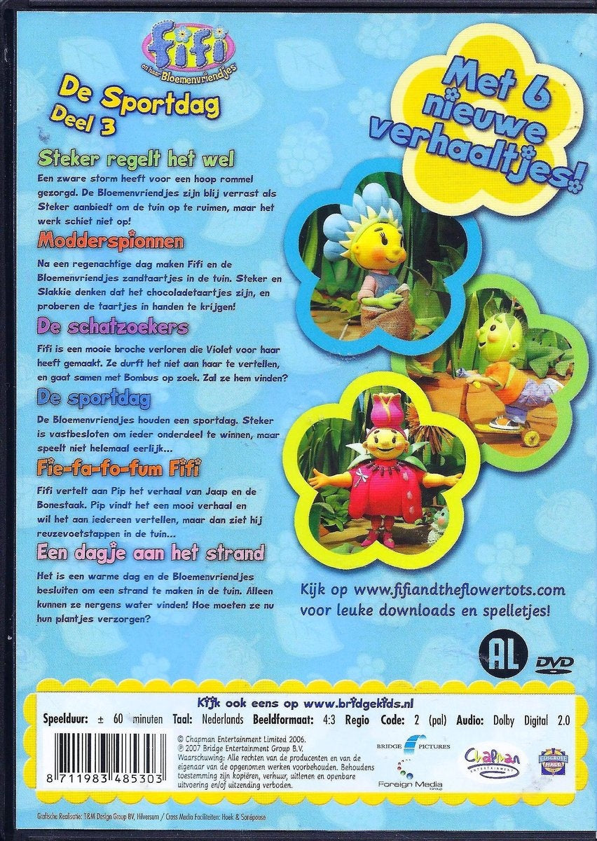 Fifi en haar bloemenvriendjes deel 3 – de sportdag – DVD