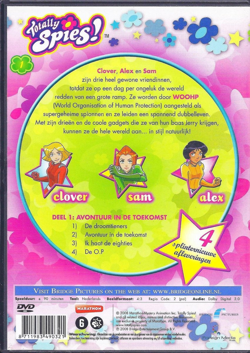 Totally spies – deel 01 – DVD