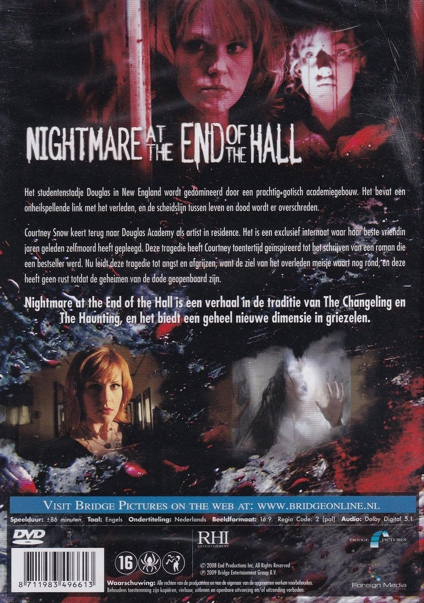 Nightmare at the end of the hall – DVD