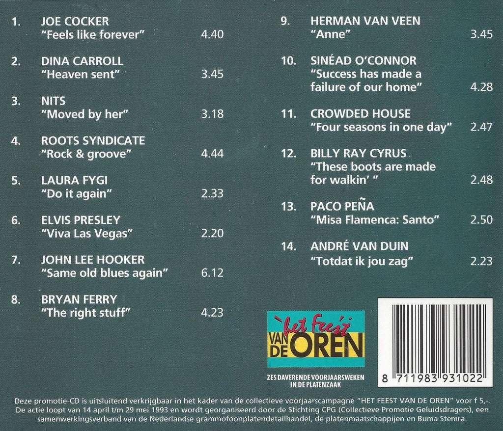 De nationale voorjaars 1993 – CD