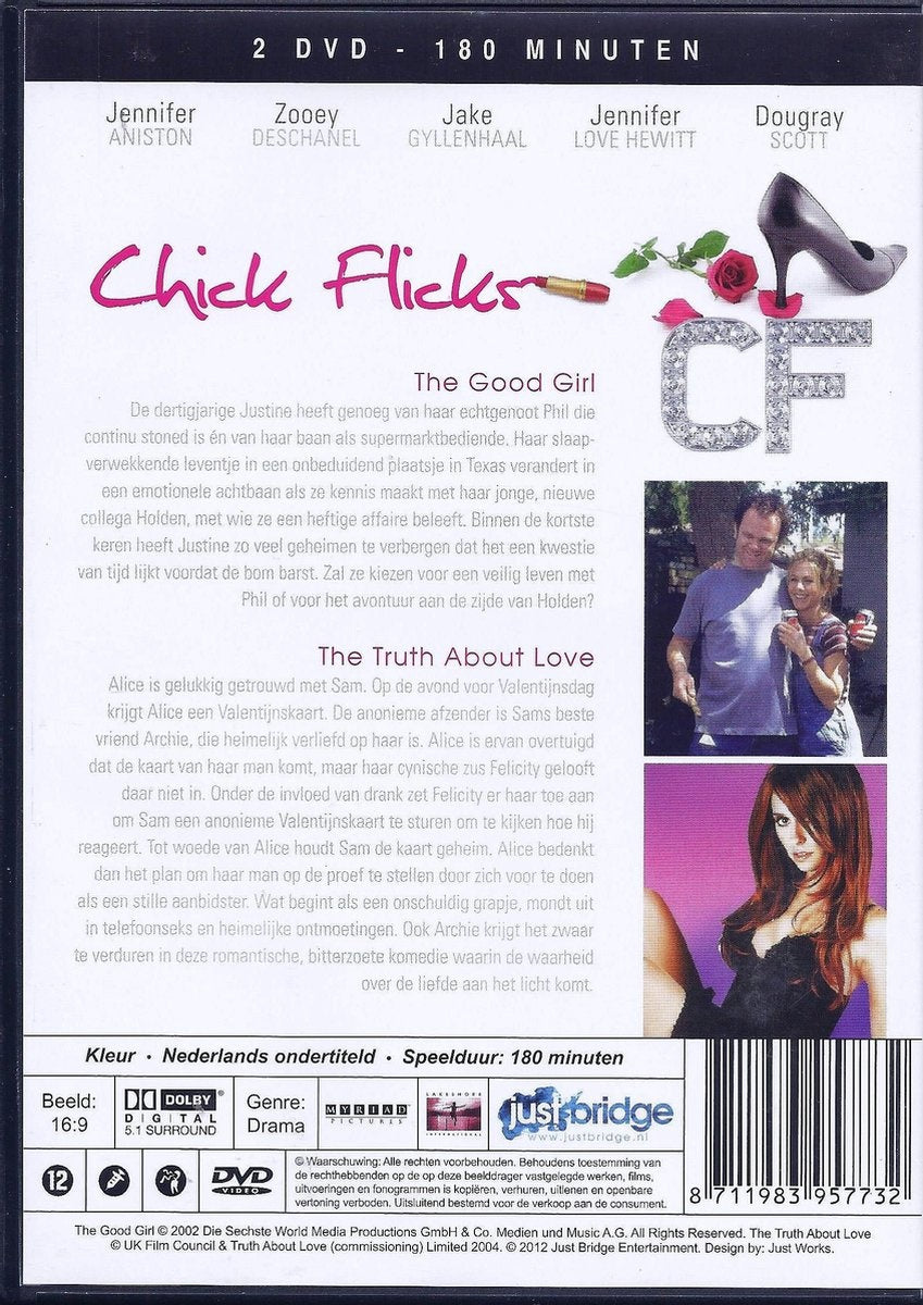 Chick flicks – box 1: the good girl/the truth about love – DVD