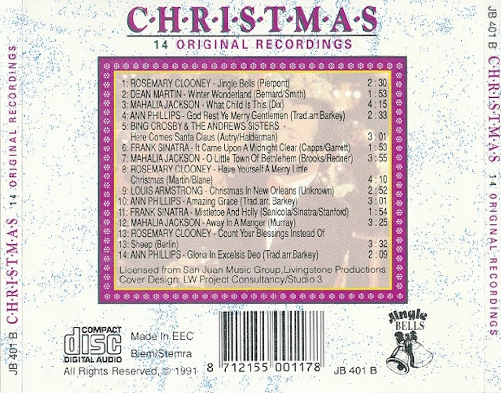 Various – christmas – 14 original recordings – CD