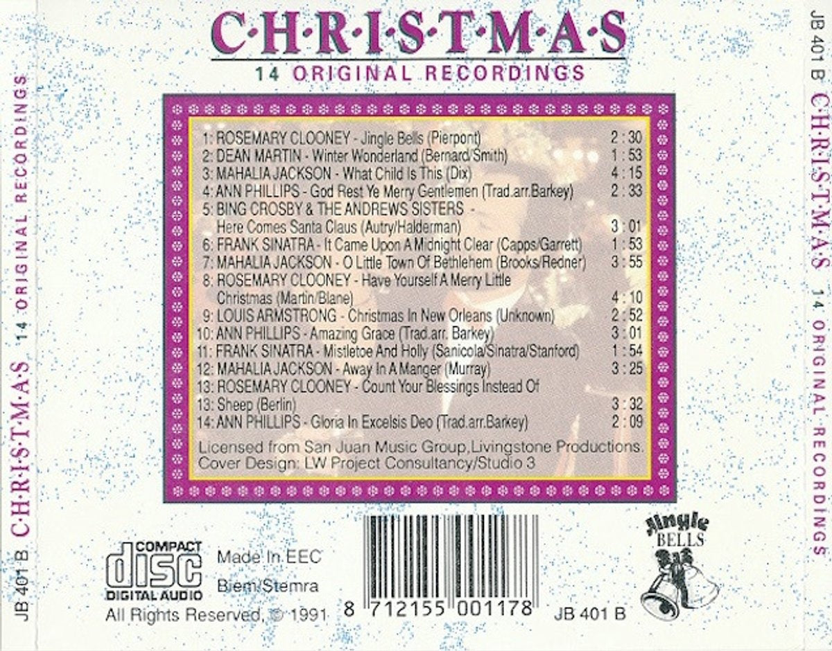 Various – christmas – 14 original recordings – CD