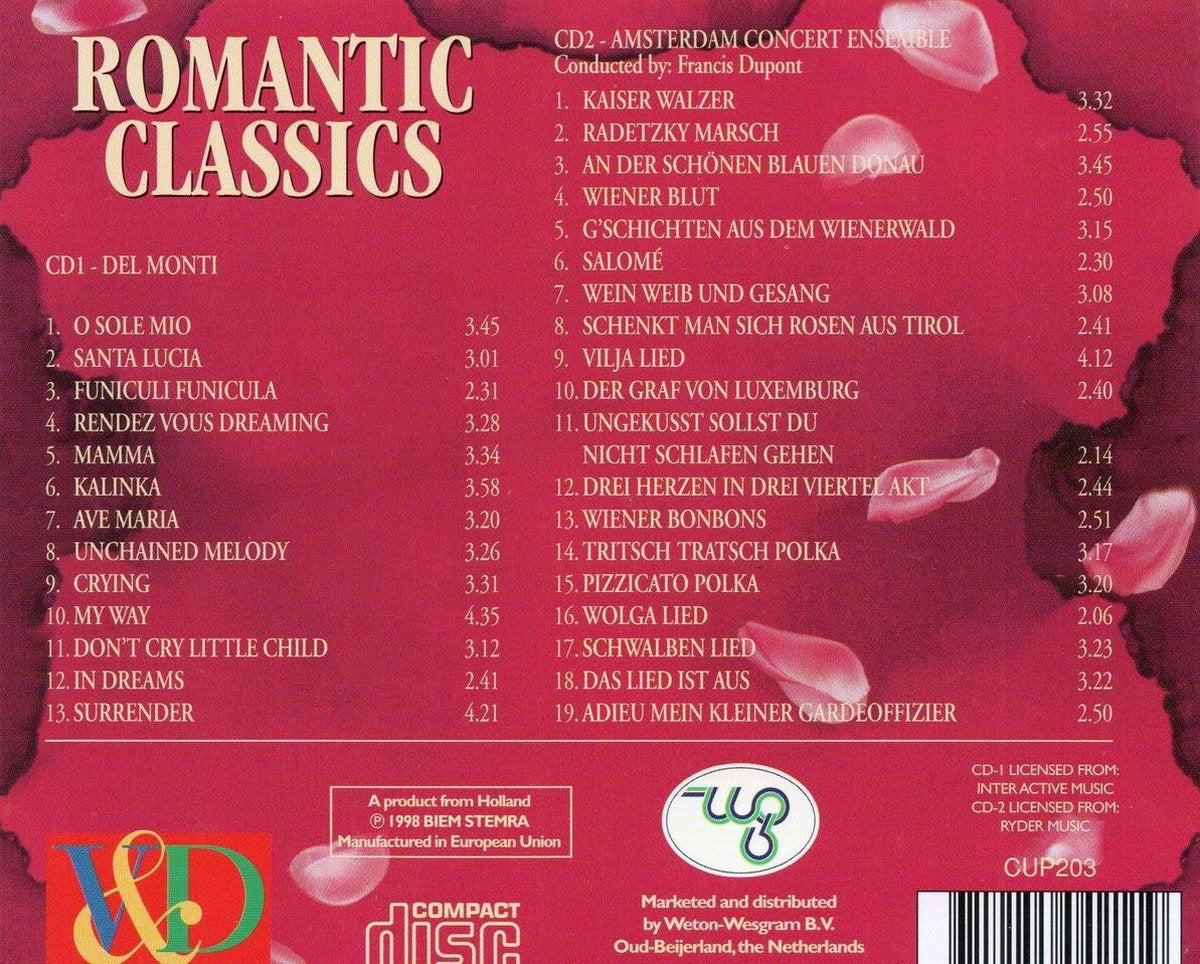 Romantic classics – CD