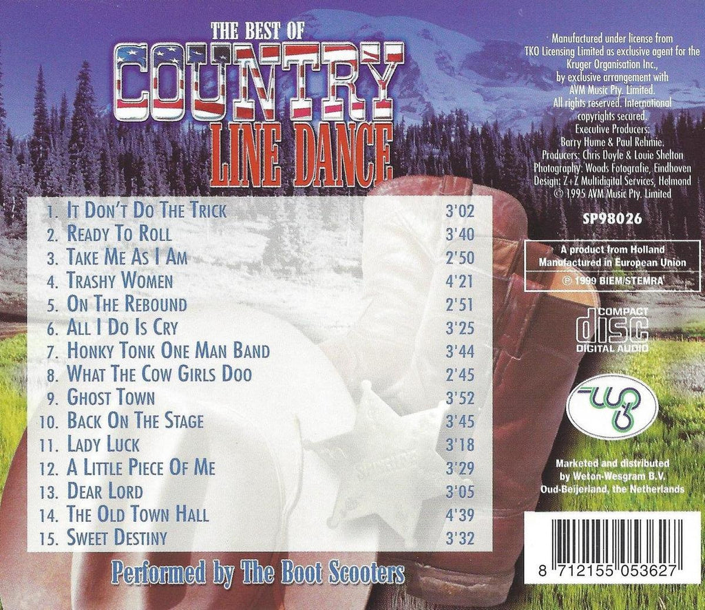 The best of country line dance – CD