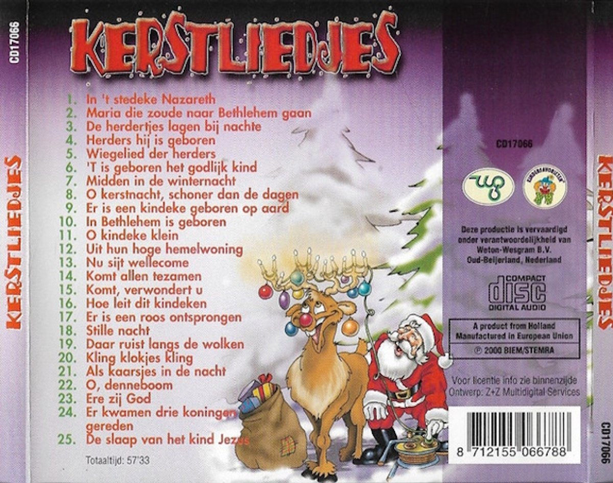 Kerstliedjes CD 17066