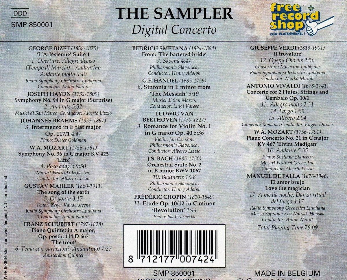 The sampler – digital concerto – CD
