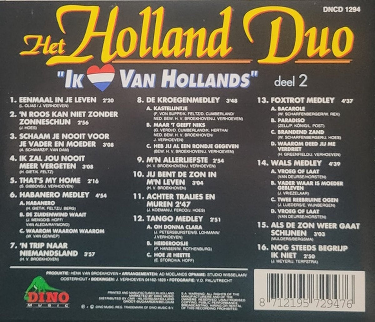Ik hou van hollands deel 2 – CD