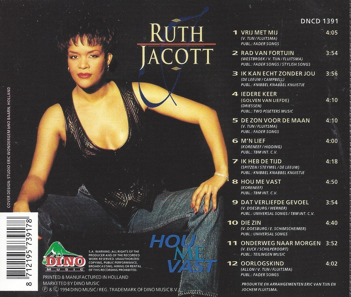 Ruth jacott – hou me vast – CD