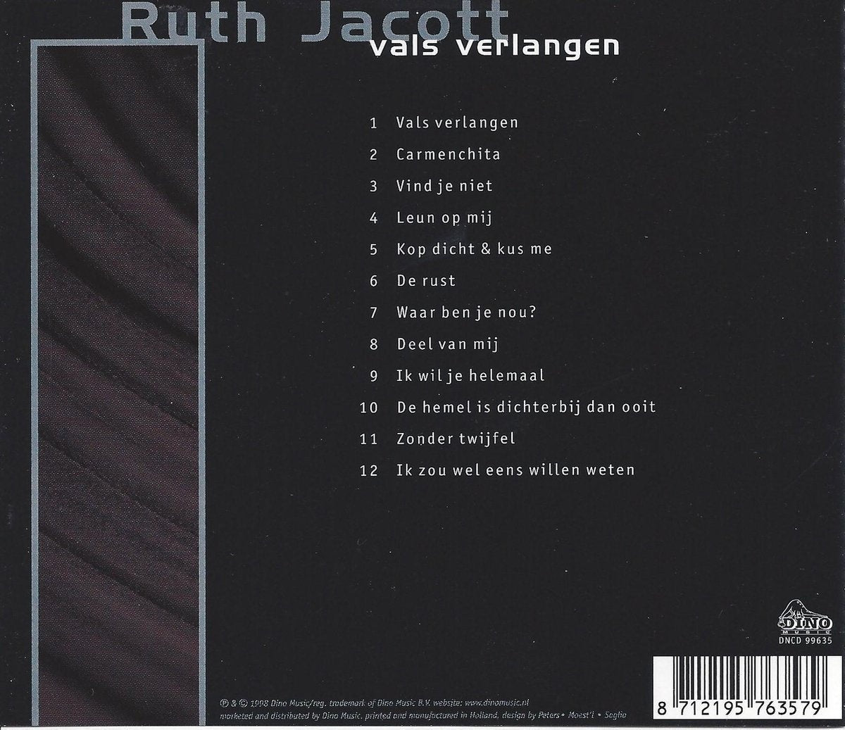 Ruth jacott – vals verlangen – CD