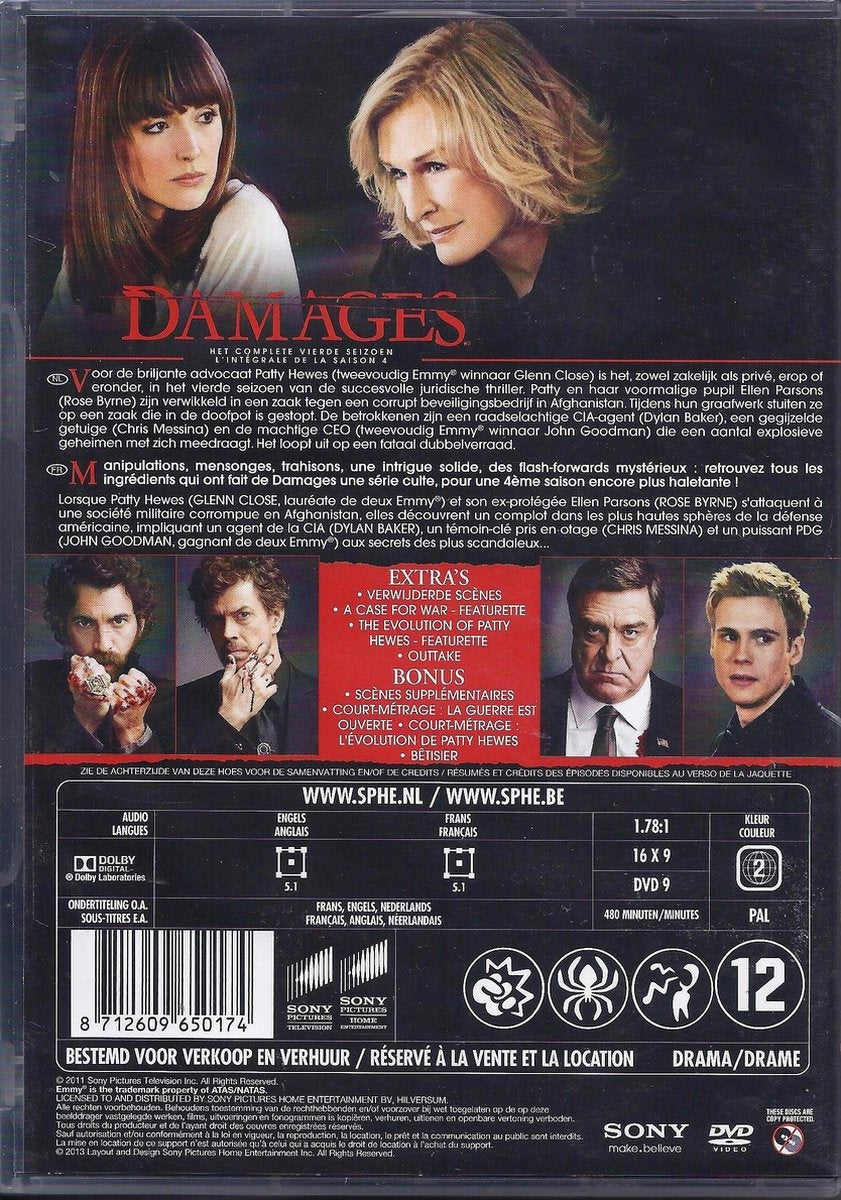 Damages – seizoen 4 – DVD