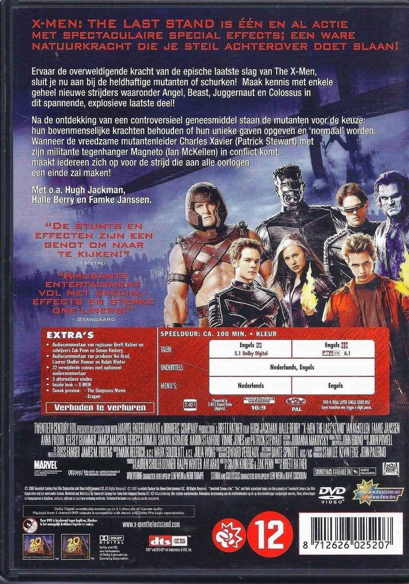 X-men 3 – the last stand (DVD)