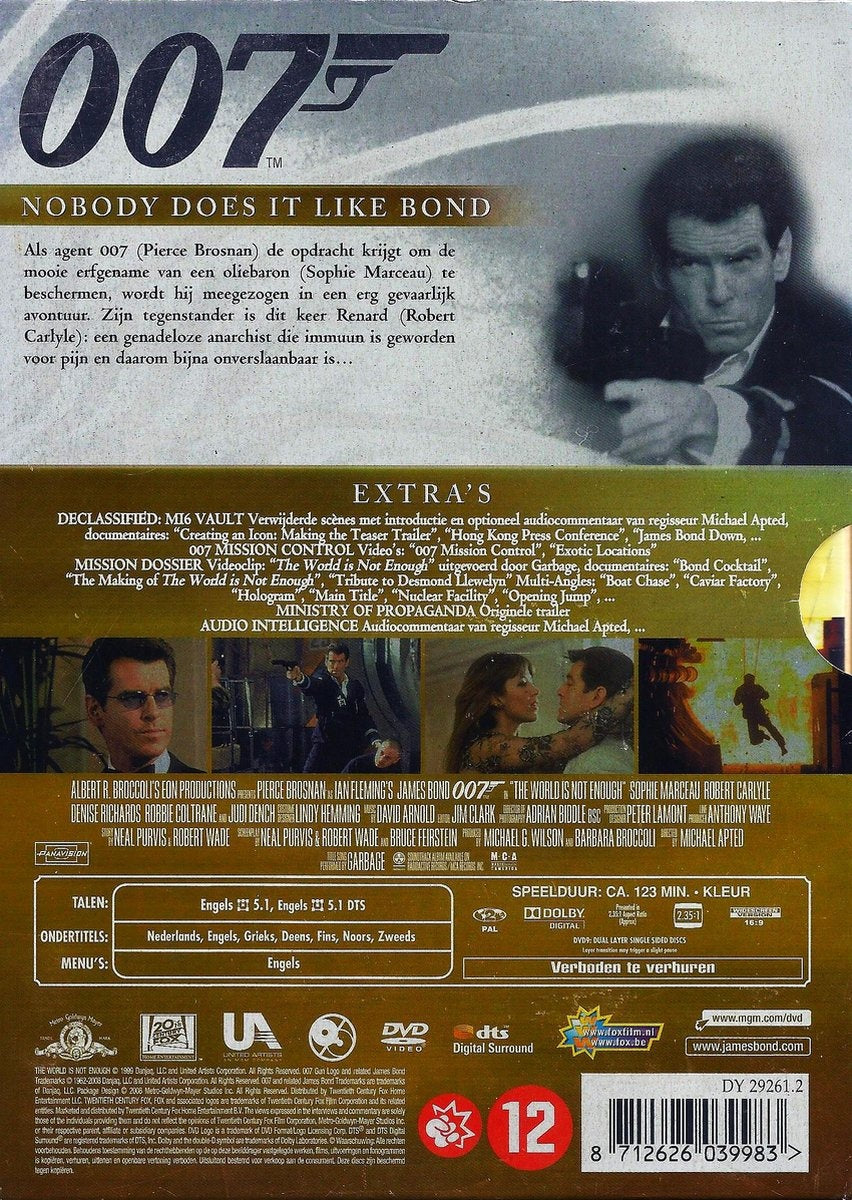The world is not enough (ultimate edition) – DVD