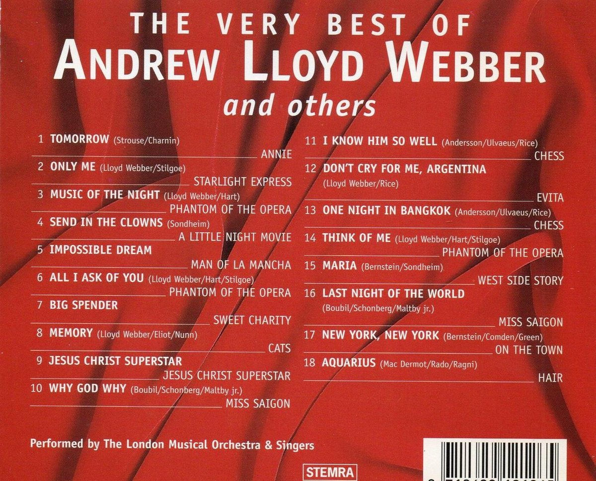 The very best of andrew loyd webber and others – CD