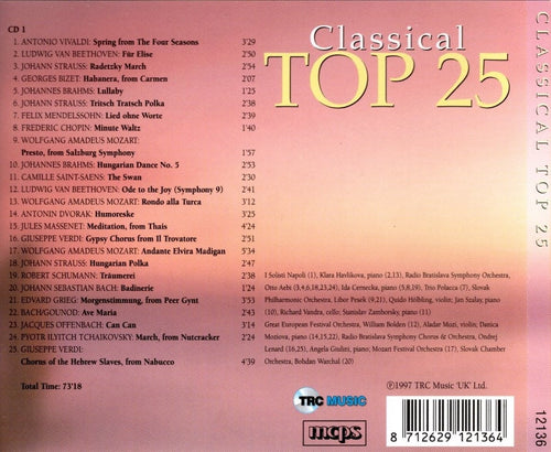 Classical top 25 – CD