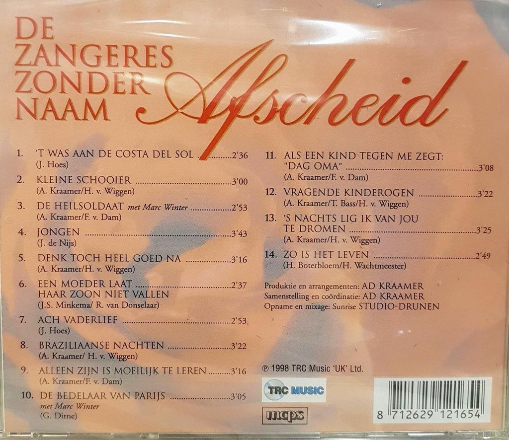 Afscheid – CD