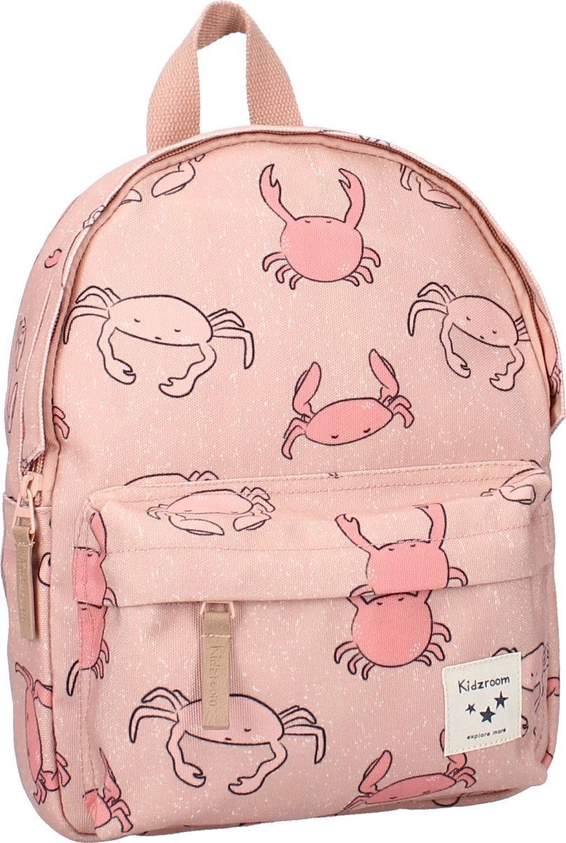 Kidzroom paris full of wonders rugzak – rugtas meisje kind – roze – krab – 5.7l