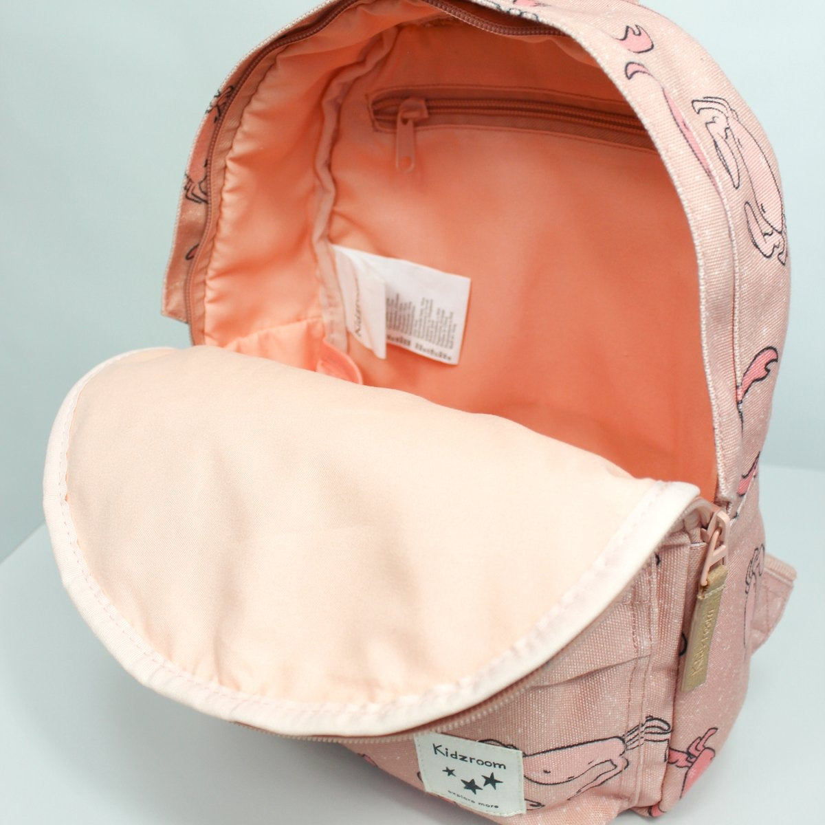 Kidzroom paris full of wonders rugzak – rugtas meisje kind – roze – krab – 5.7l