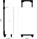 Skooter boundless trolley koffer – blauw – dino – reiskoffer
