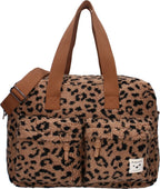 Kidzroom care carry allure luiertas – beige – teddy – verschoonmatje – verstelbare schouderband – ophanglussen kinderwagen