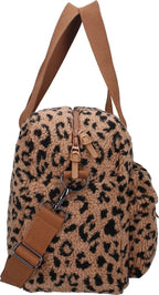 Kidzroom care carry allure luiertas – beige – teddy – verschoonmatje – verstelbare schouderband – ophanglussen kinderwagen