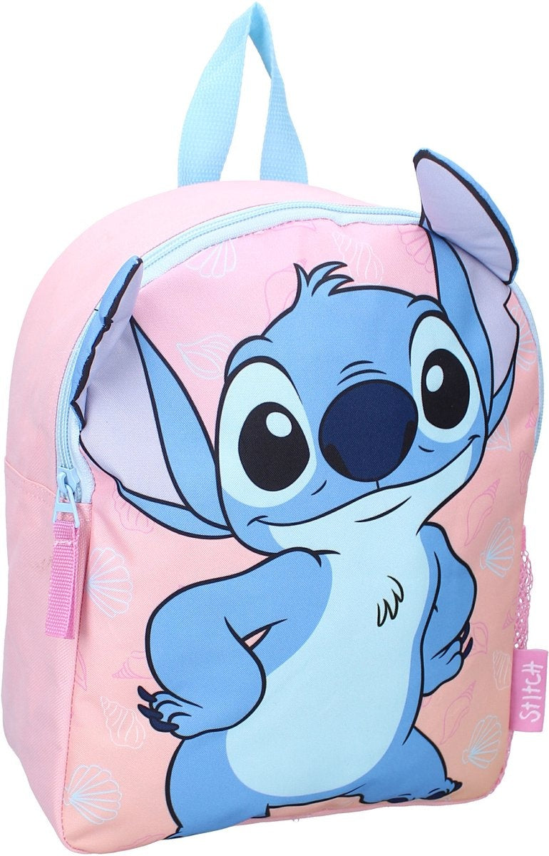 Lilo & stitch fluffy friends rugzak – roze